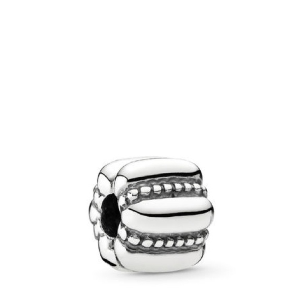 Braided Clip Pandora Charm